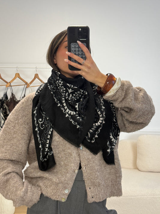 FOULARD KAREN NOIR