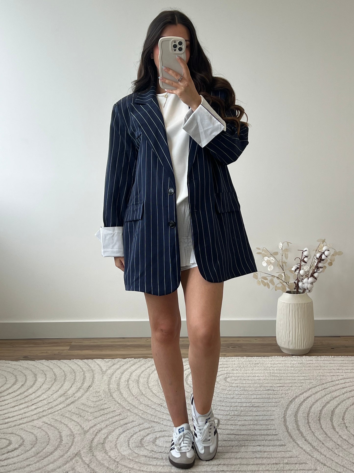 BLAZER CLEM BLEU MARINE