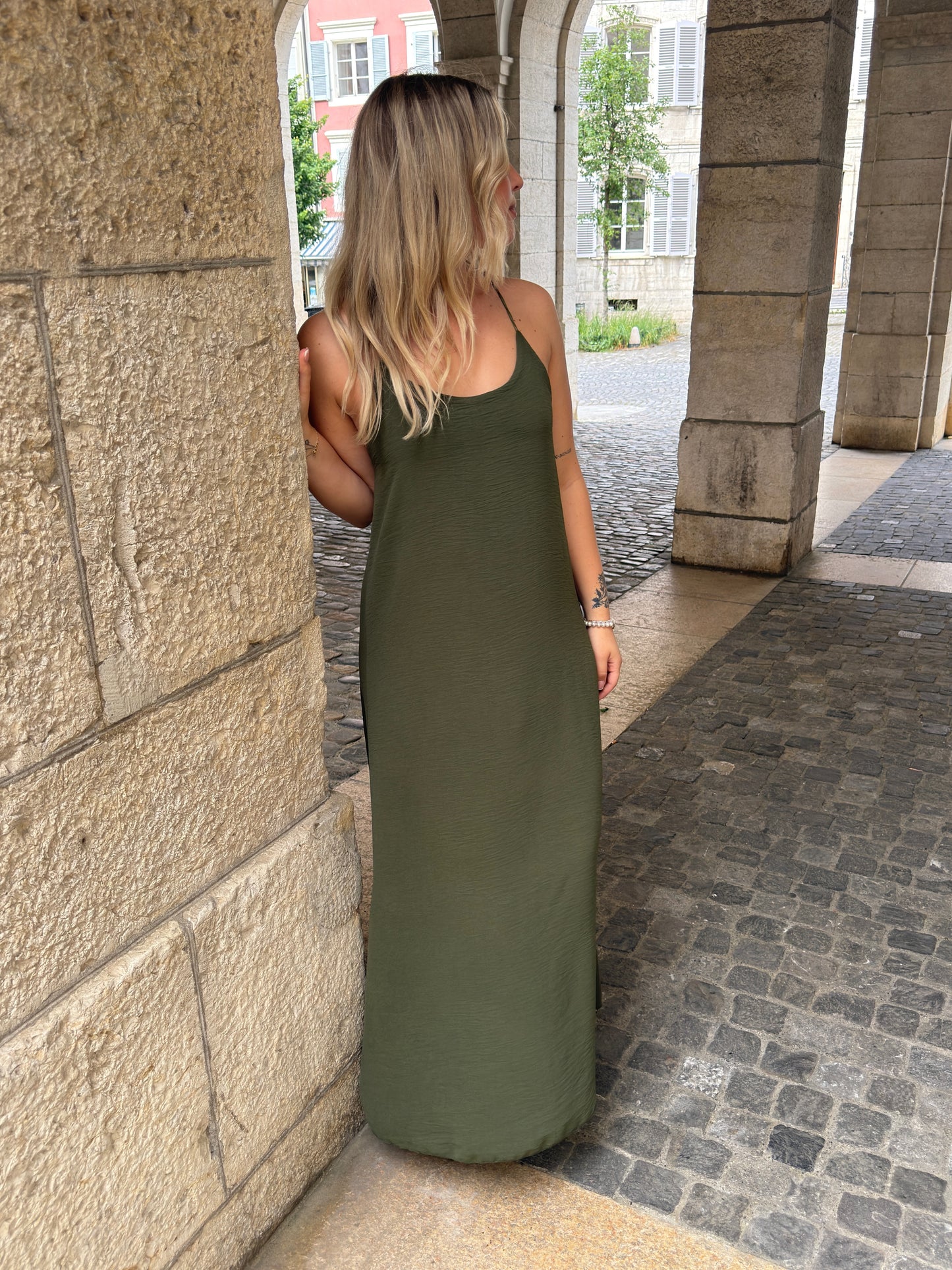 ROBE AURORE KAKI