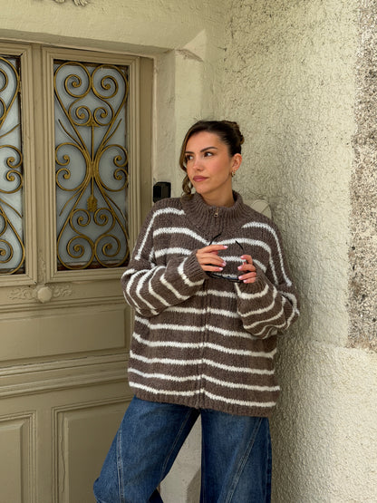 GILET PAULA TAUPE