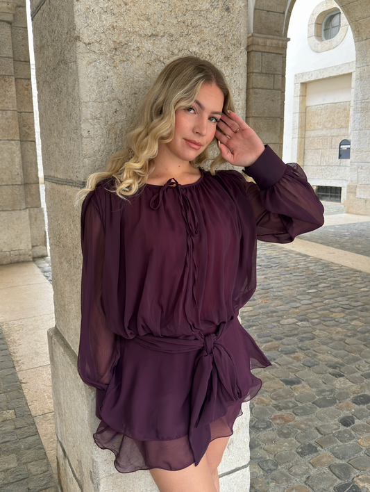 ROBE GIULIA BORDEAUX