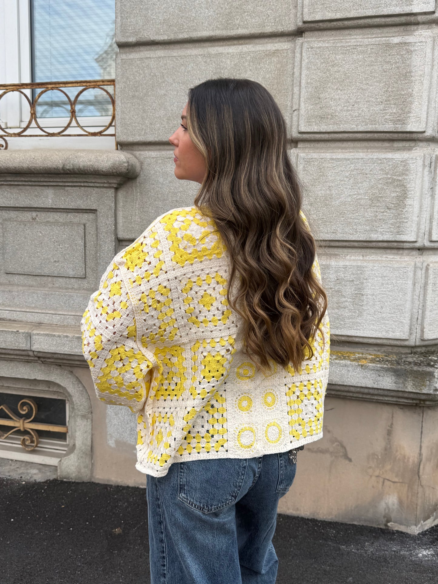 GILET CÉLESTE JAUNE