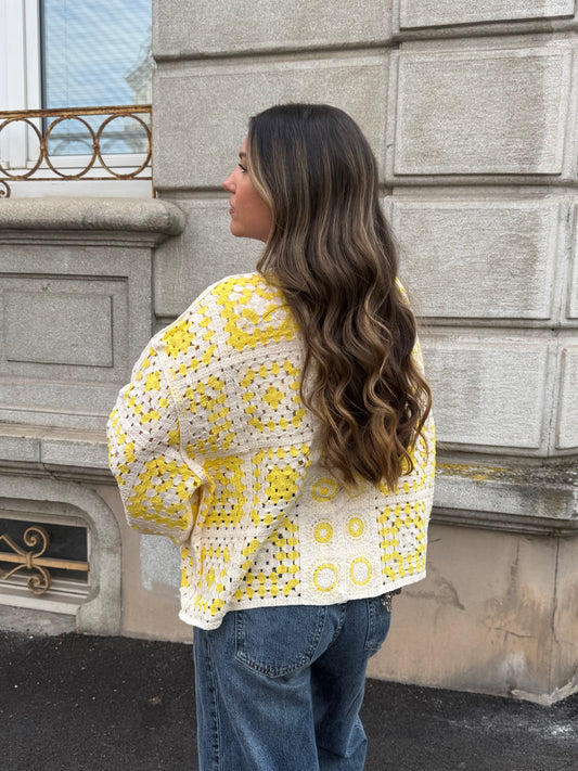 GILET CÉLESTE JAUNE