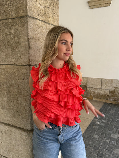 TOP LOVE ROUGE CORAIL