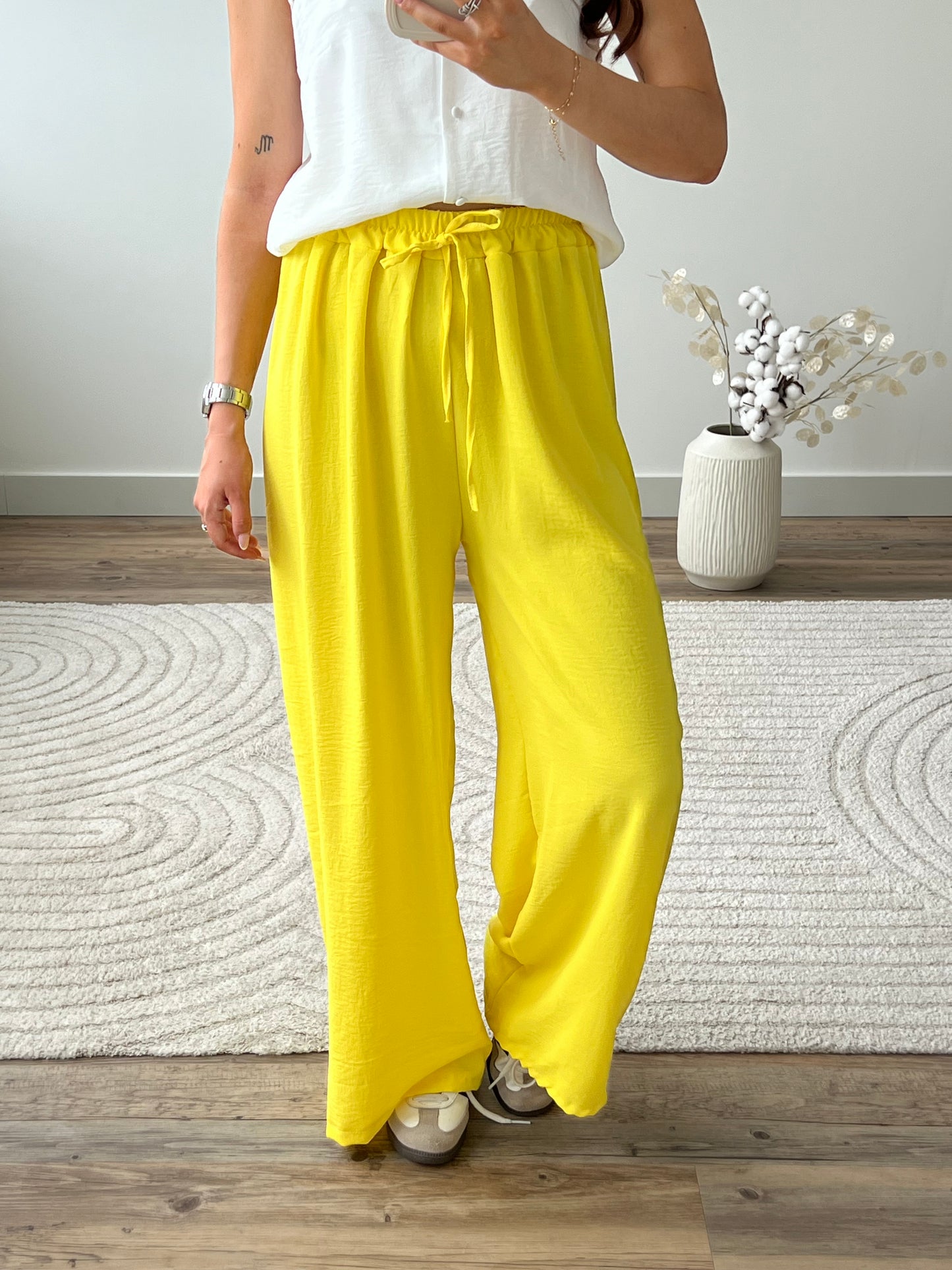 PANTALON FANNY JAUNE