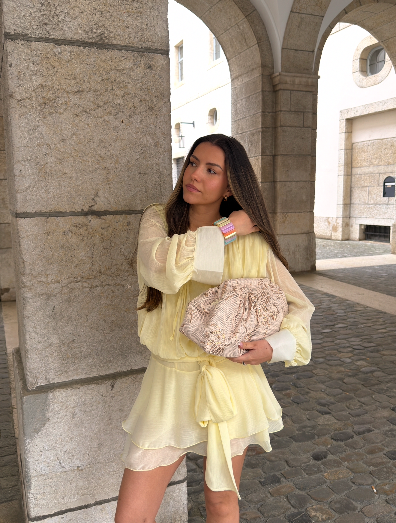 ROBE GIULIA JAUNE