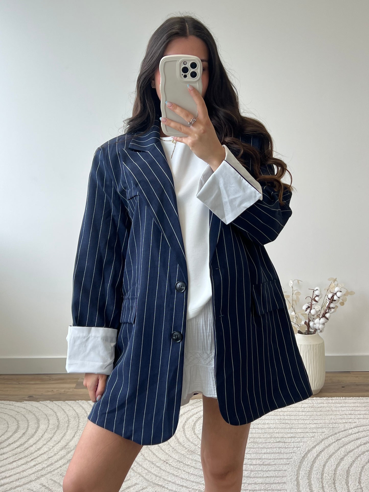 BLAZER CLEM BLEU MARINE