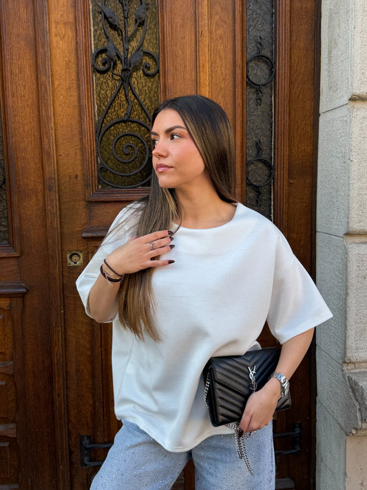 T-SHIRT LISON BLANC (PRECO - expédition courant avril)