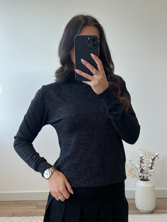 PULL PAILLETÉ NOIR