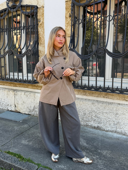 TRENCH BALOON BEIGE