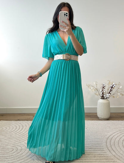 ROBE ALBA TURQUOISE