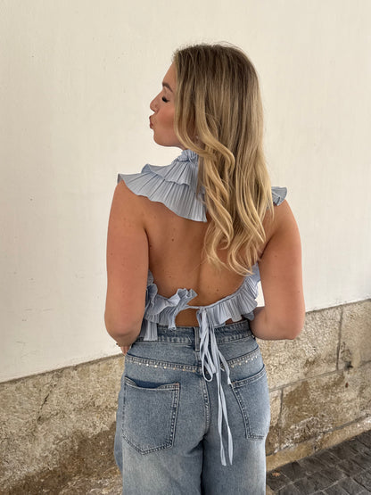 TOP LOVE BLEU CLAIR