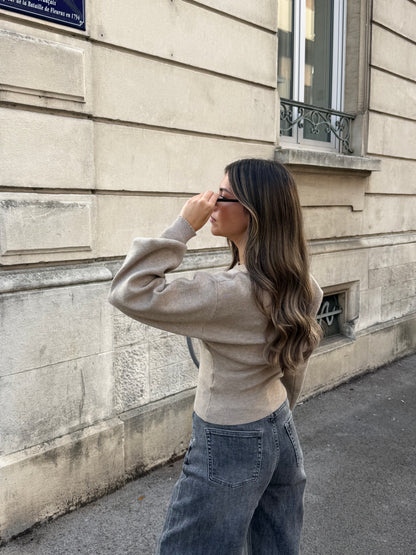 GILET EDEN BEIGE
