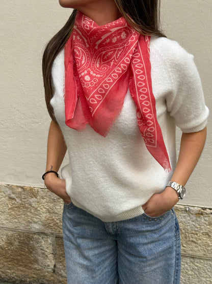 FOULARD BANDANA ROUGE