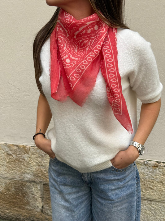 FOULARD BANDANA ROUGE