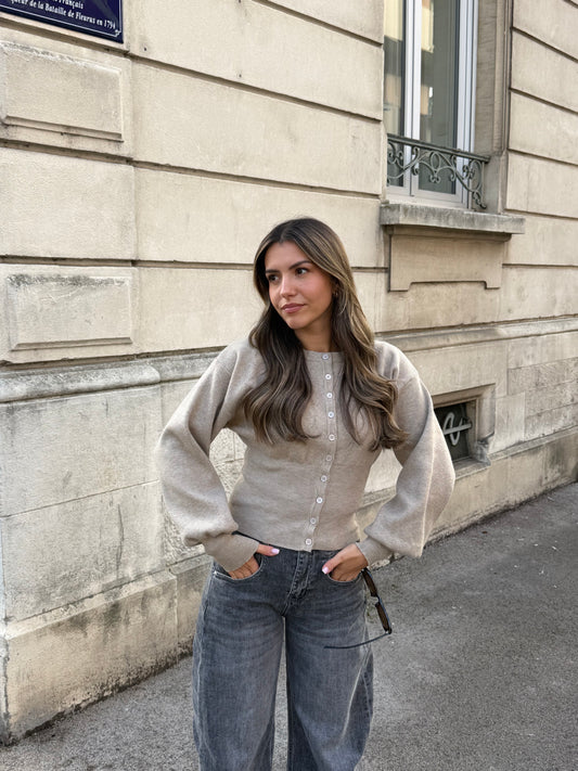 GILET EDEN BEIGE