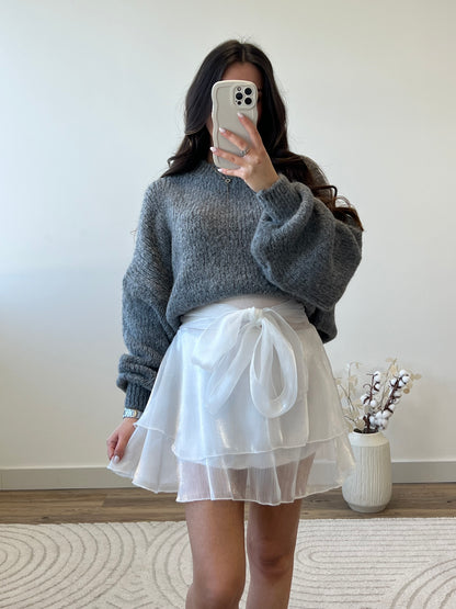 JUPE SHORT ZOA BLANCHE