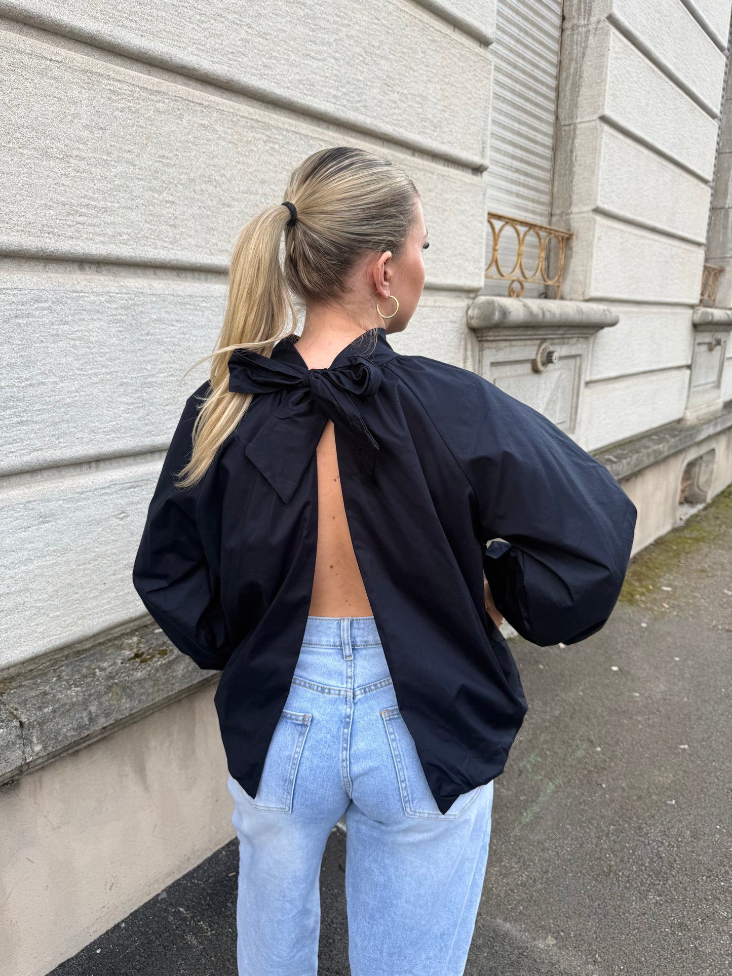 BLOUSE YSÉE MARINE
