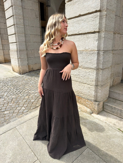 ROBE AMBRE CHOCO
