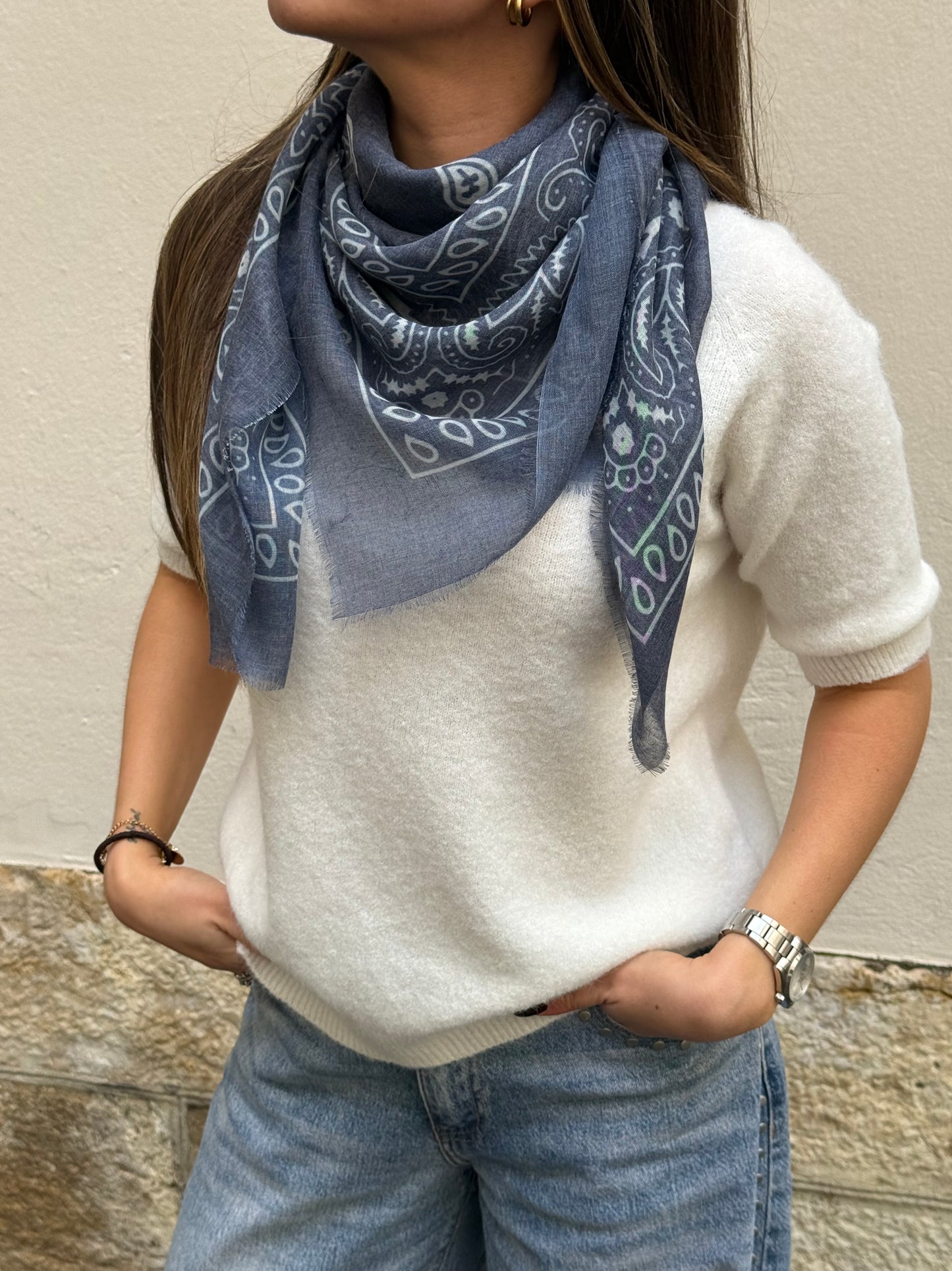 FOULARD BANDANA MARINE