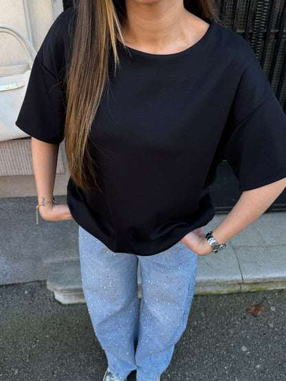 T-SHIRT LISON NOIR