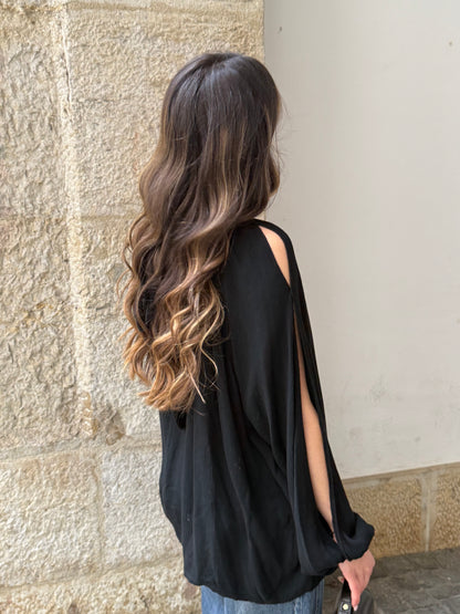 BLOUSE MAËLYS NOIR