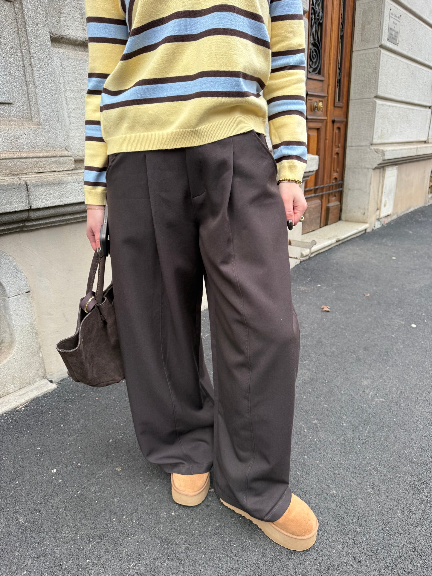 PANTALON BLAZER MARRON (PRÉCO - EXPÉDITION 09/02)