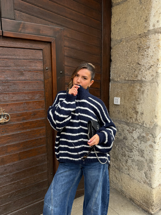 GILET PAULA MARINE