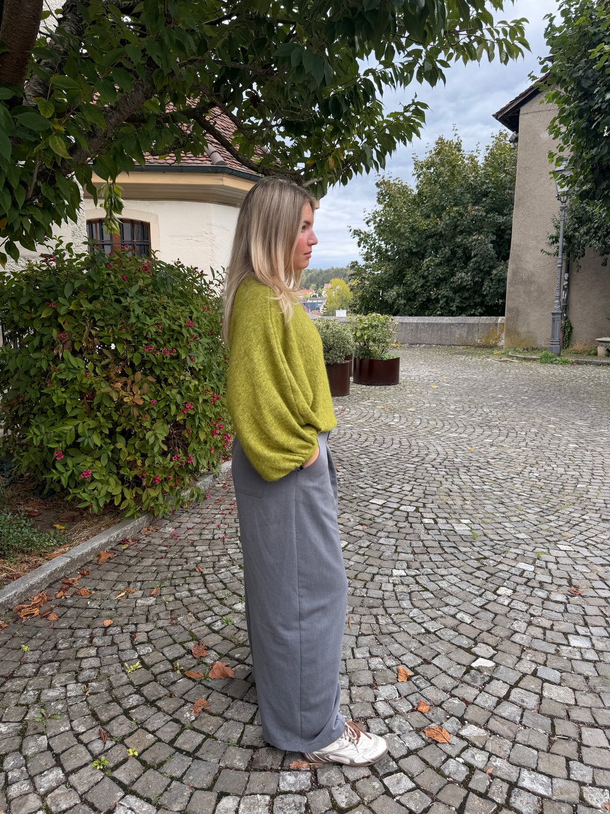 PULL AMBRE OLIVE