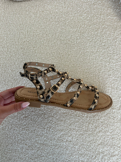 SANDALES LÉOPARD