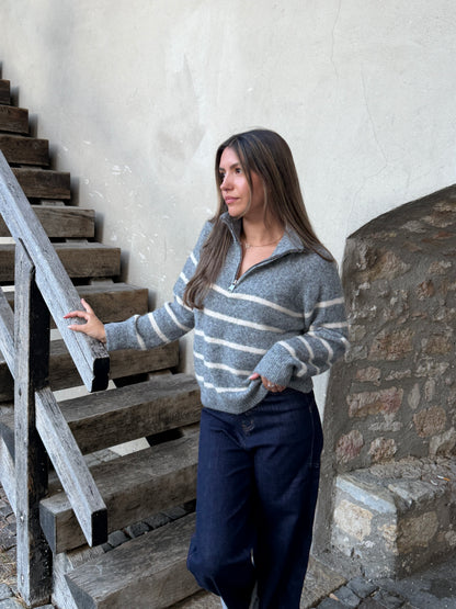 PULL MARIN GRIS