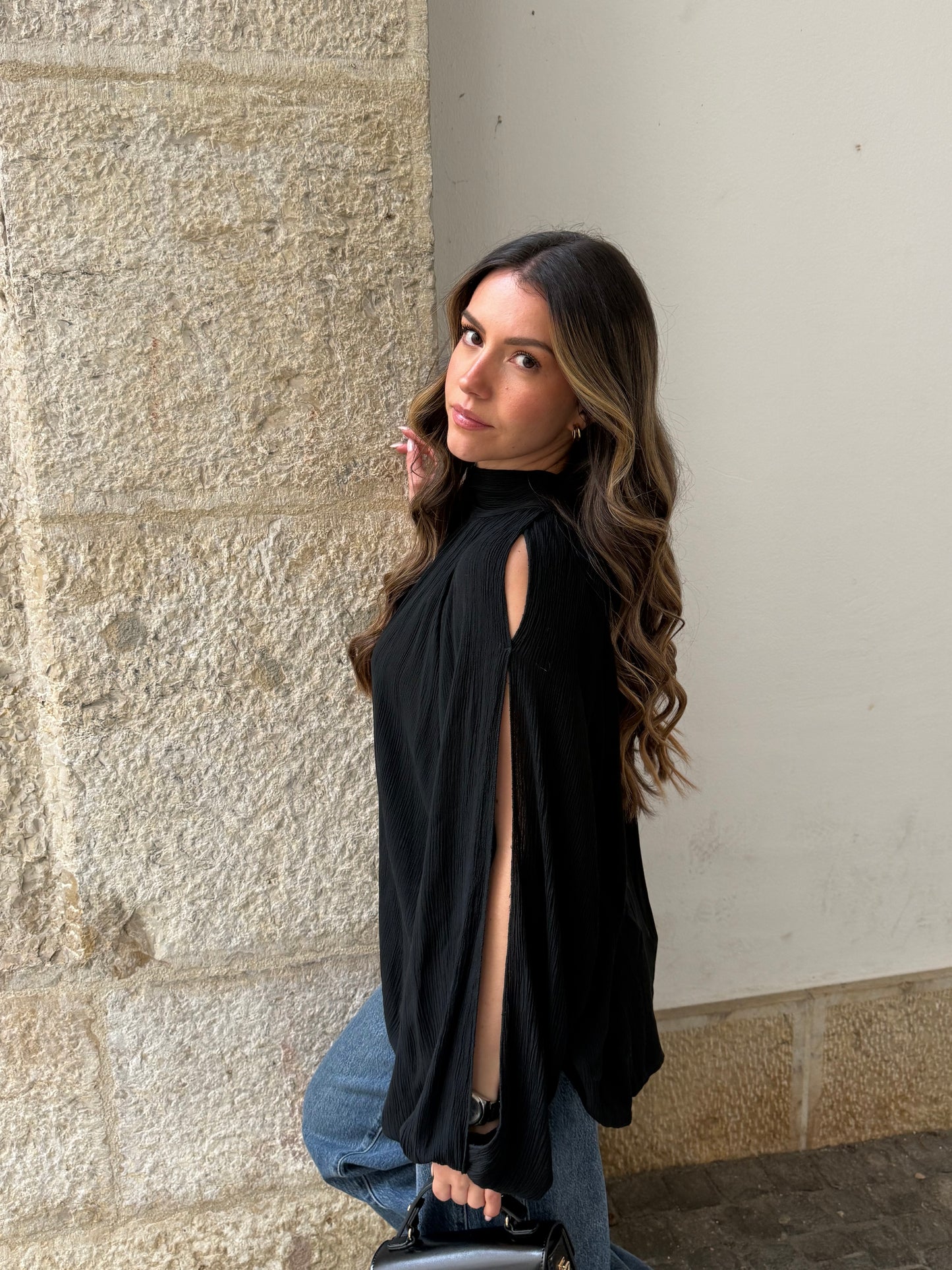 BLOUSE MAËLYS NOIR
