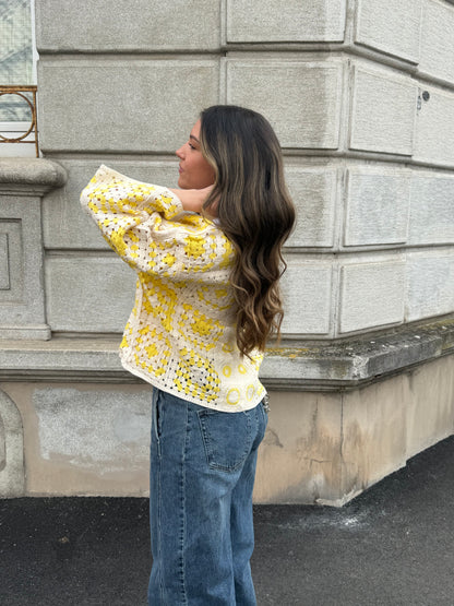 GILET CÉLESTE JAUNE