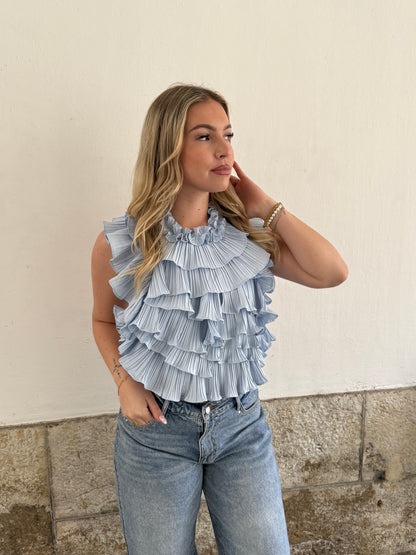 TOP LOVE BLEU CLAIR