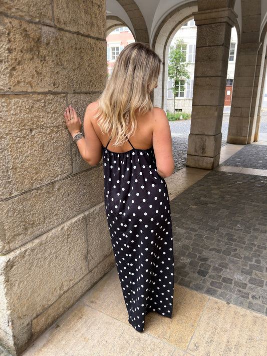 ROBE AURORE À POIS