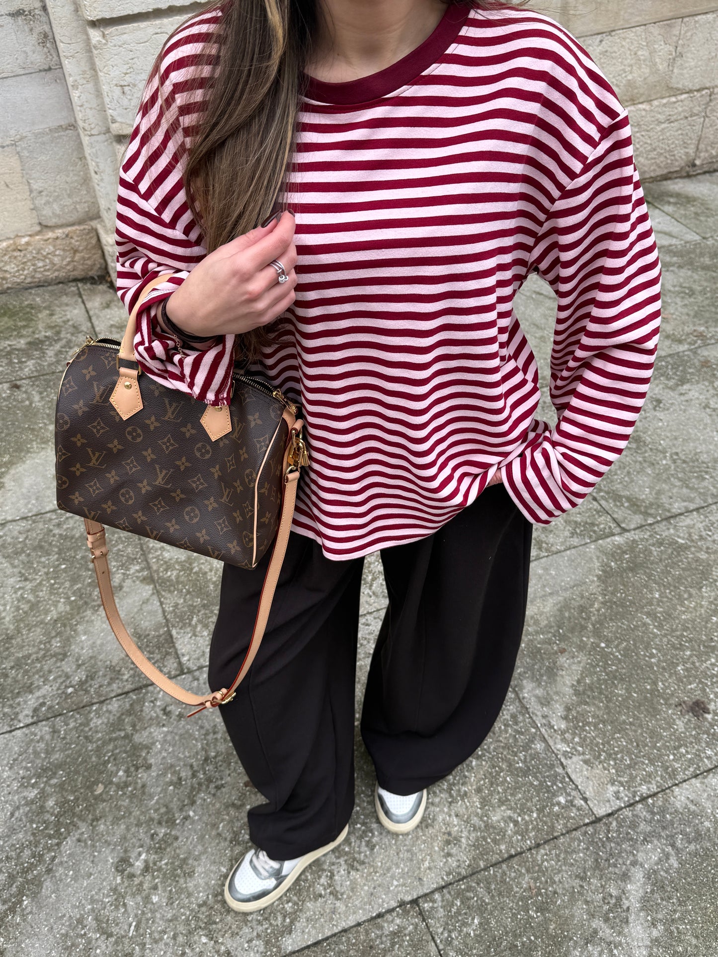 TOP ISADORA ROSE/BORDEAUX