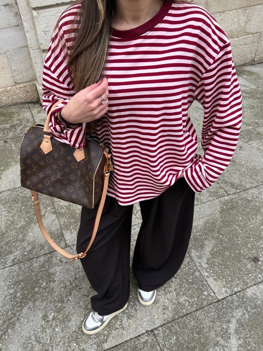TOP ISADORA ROSE/BORDEAUX