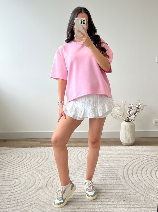 T-SHIRT LÉA ROSE
