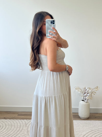 ROBE AMBRE BEIGE