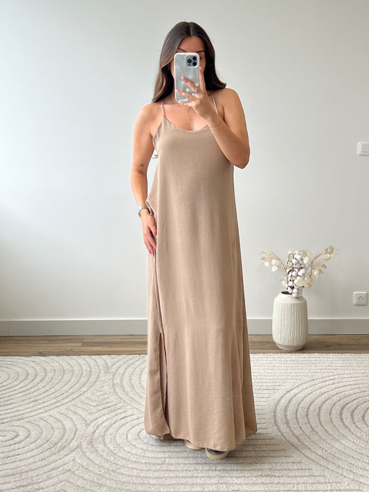 ROBE AURORE TAUPE