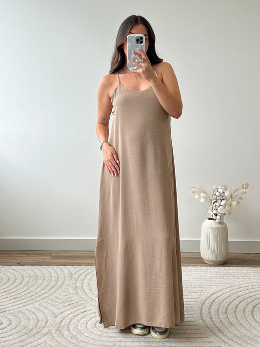 ROBE AURORE TAUPE
