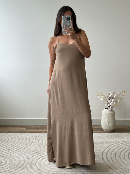ROBE AURORE TAUPE
