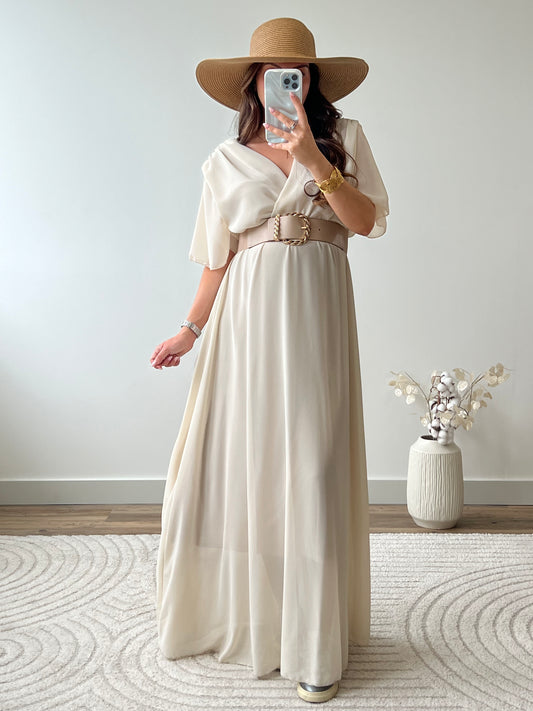 ROBE BIANCA BEIGE