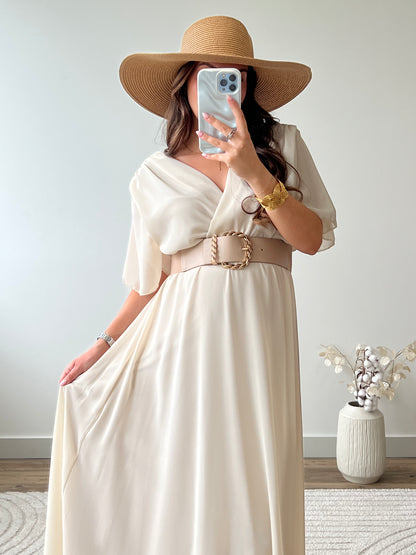 ROBE BIANCA BEIGE