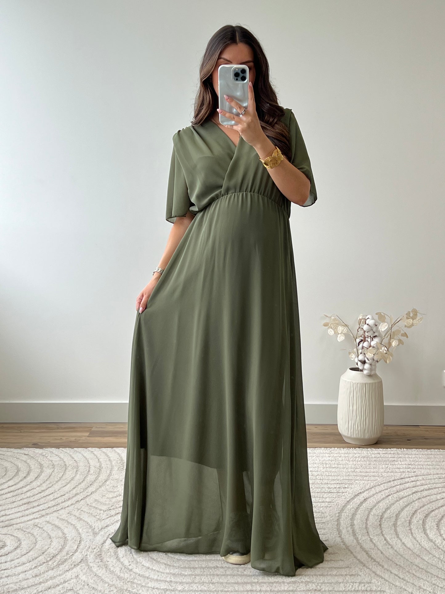 ROBE BIANCA KAKI