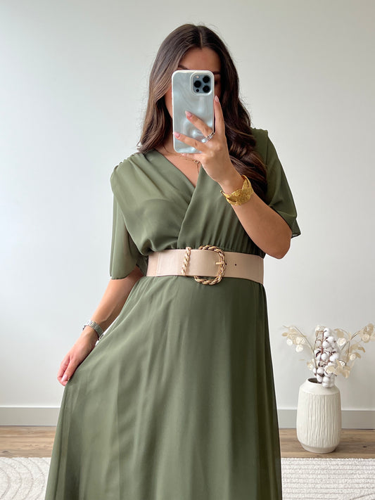 ROBE BIANCA KAKI
